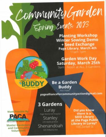 Garden Work Day Flyer